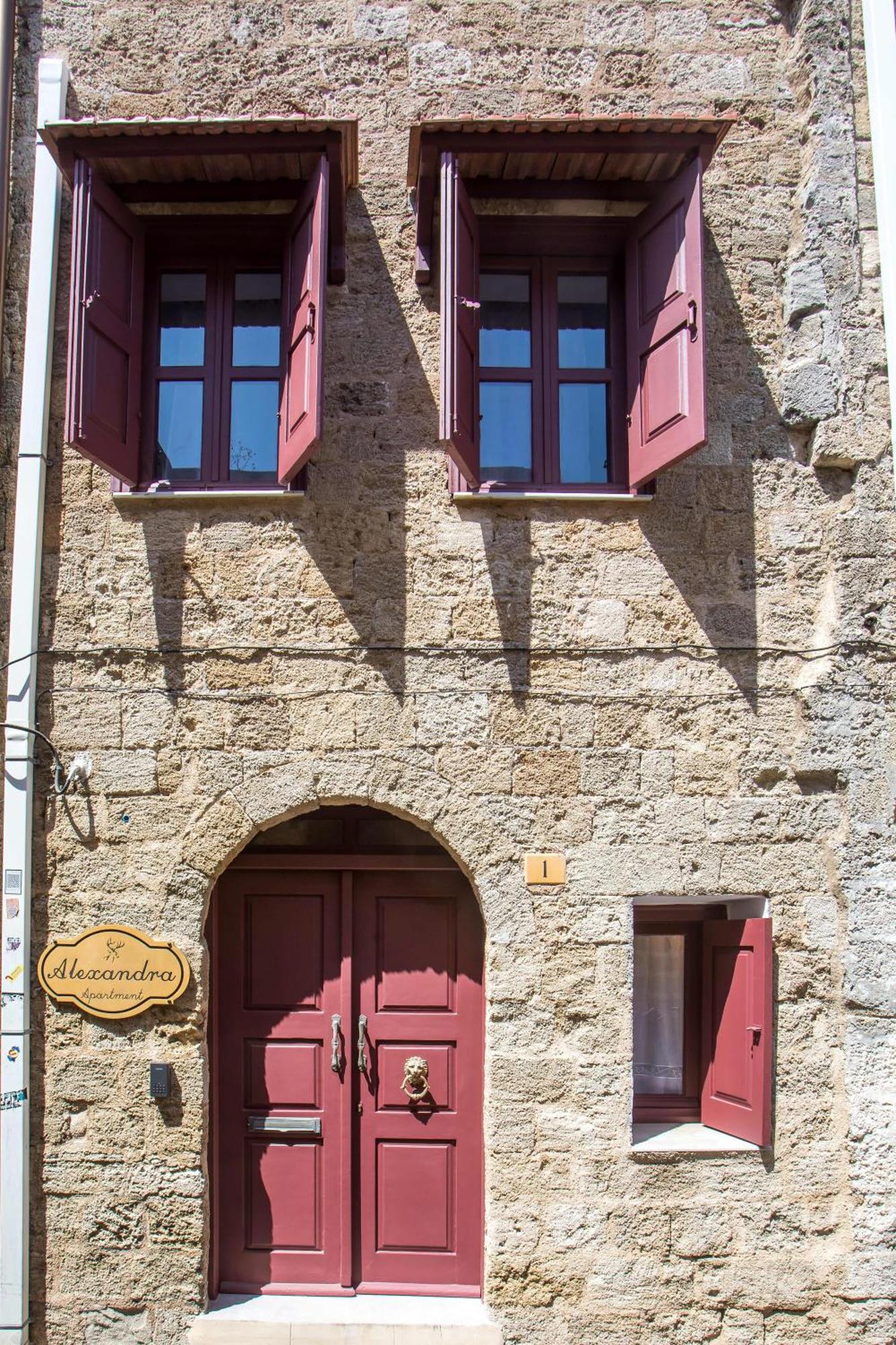 Alexandras Stone House Villa Rhodes City Bagian luar foto