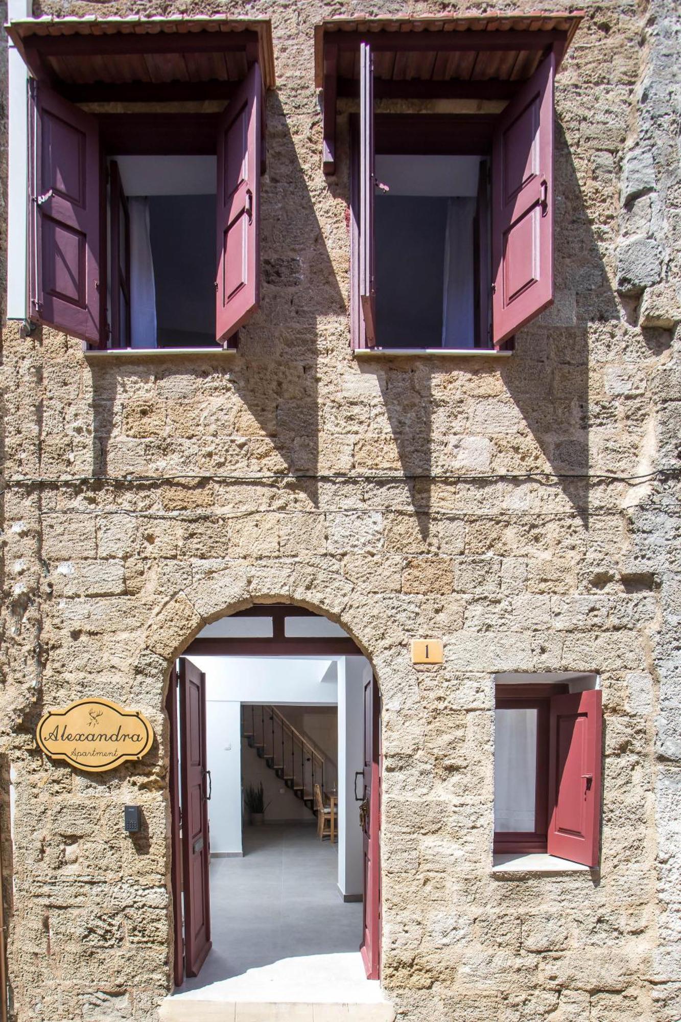 Alexandras Stone House Villa Rhodes City Bagian luar foto