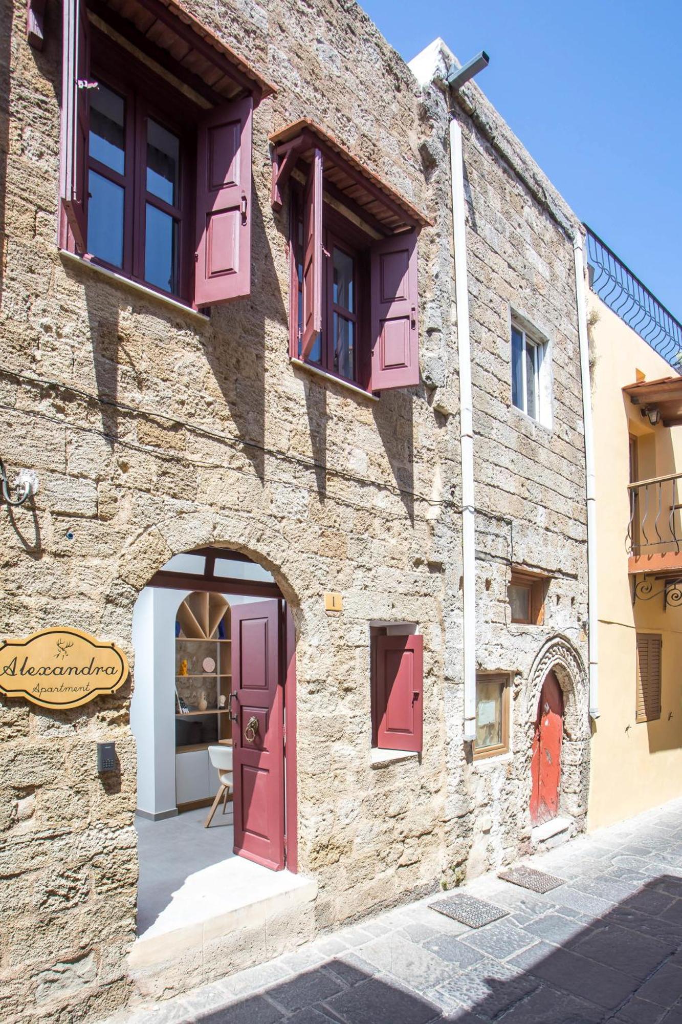 Alexandras Stone House Villa Rhodes City Bagian luar foto